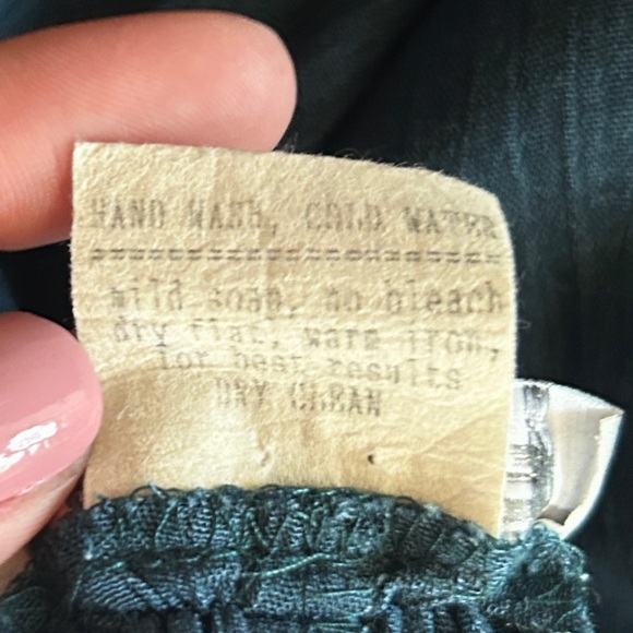 VINTAGE 90S NINO WONG Patchwork Midi Skirt Lagenlook Art To Wear Boho Cottage 1X - Picture 11 of 11